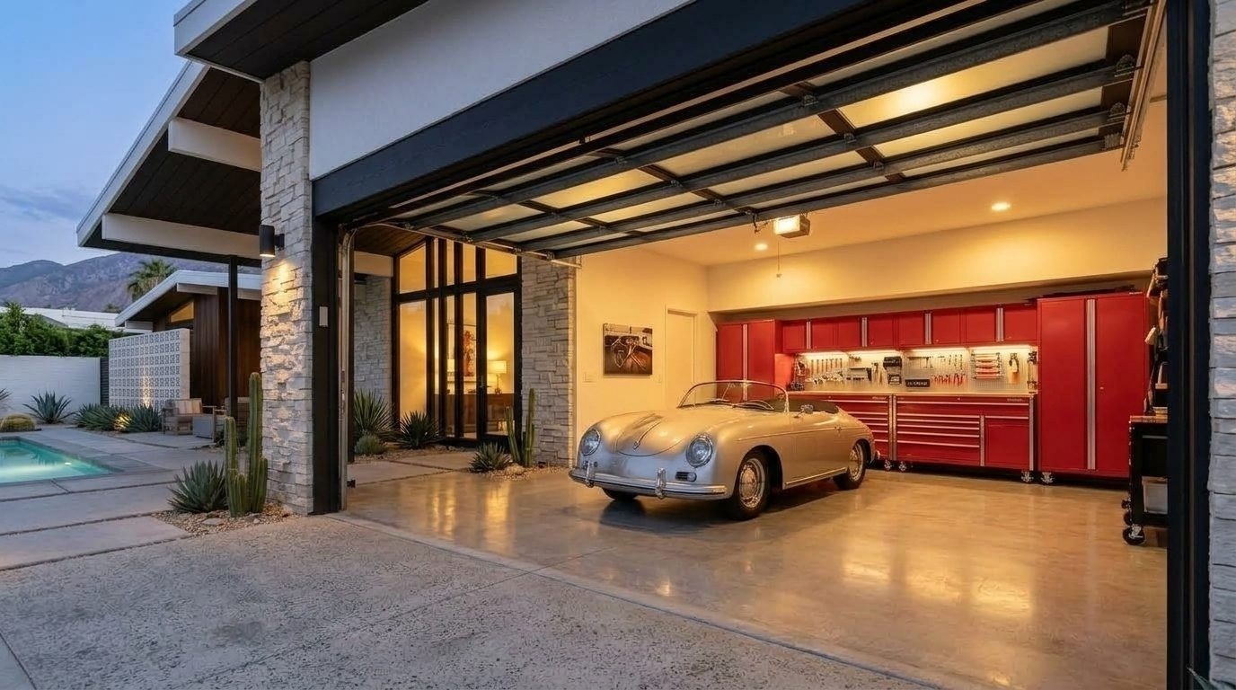 Al-Sabah Local Garage Door Precision Mechanical Workshop in Montebello, CA